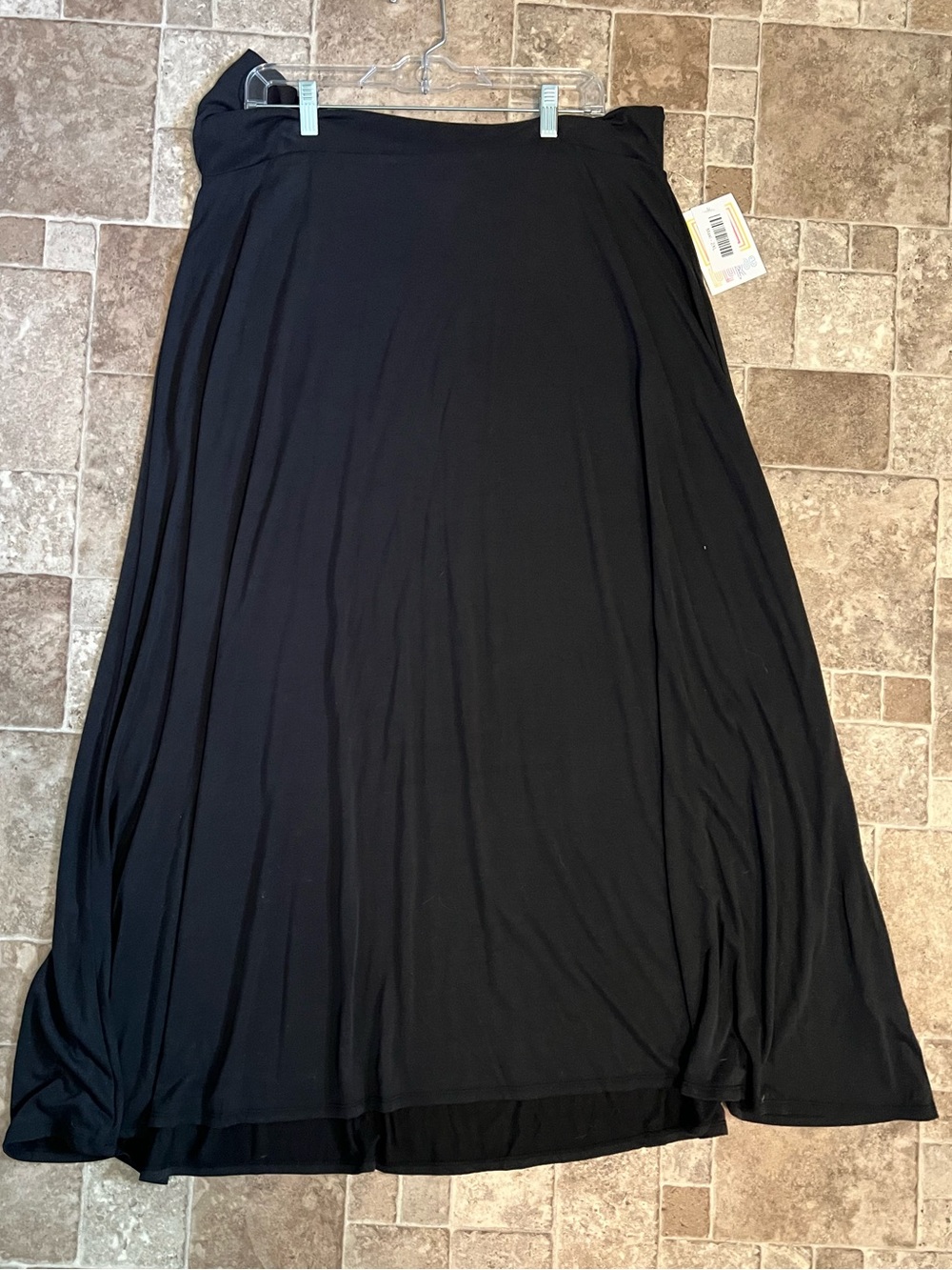 NWT 2X LuLaRoe Black Maxi Skirt